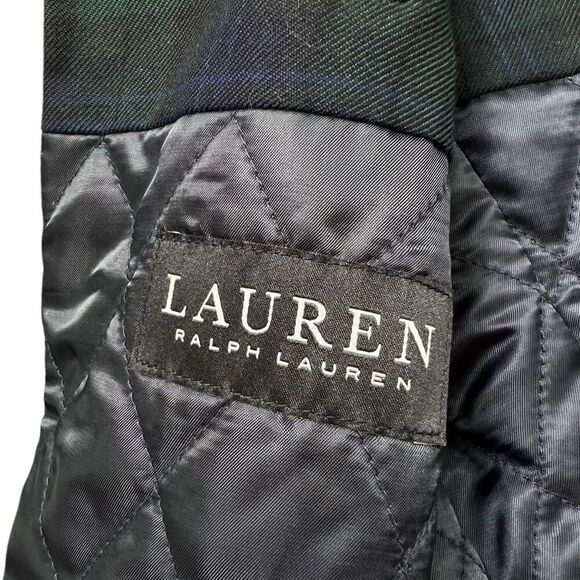 Lauren Ralph Lauren Men's Double-Breasted Quilted Lined Peacoat 40S - Picture 7 of 12